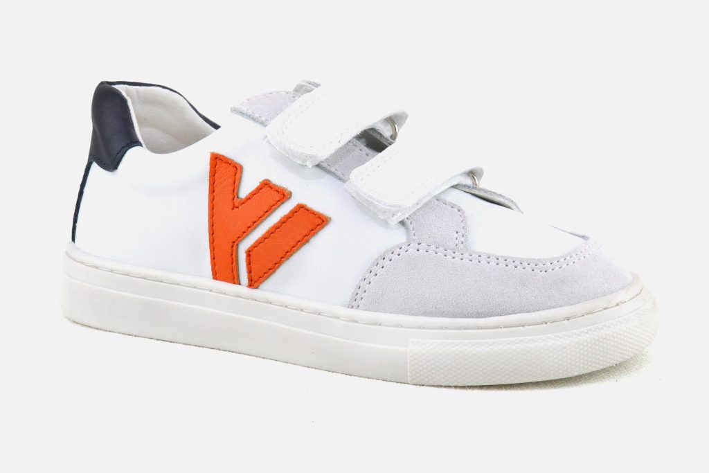 VADROUILLE VEGAN BLANC ORANGE