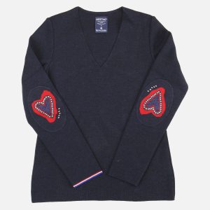 PULL COL V COEUR MARINE – Image 1