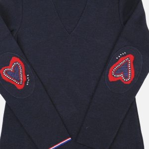 PULL COL V COEUR MARINE – Image 3