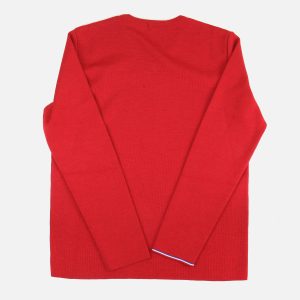 PULL COL V ROUGE - Image 2
