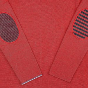 PULL COL V ROUGE - Image 3