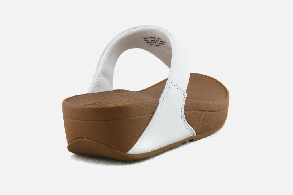 LULU LEATHER TOEPOST WHITE