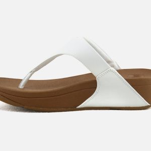 LULU LEATHER TOEPOST WHITE - Image 4
