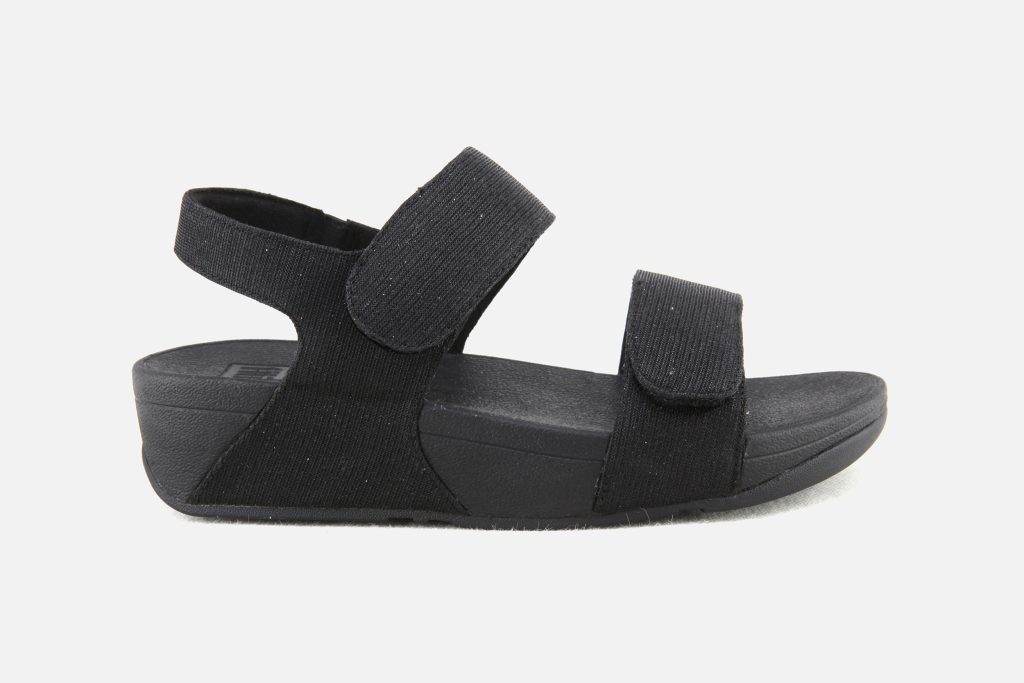LULU SHIMMERLUX SANDALE BLACK