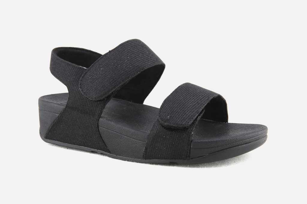 LULU SHIMMERLUX SANDALE BLACK