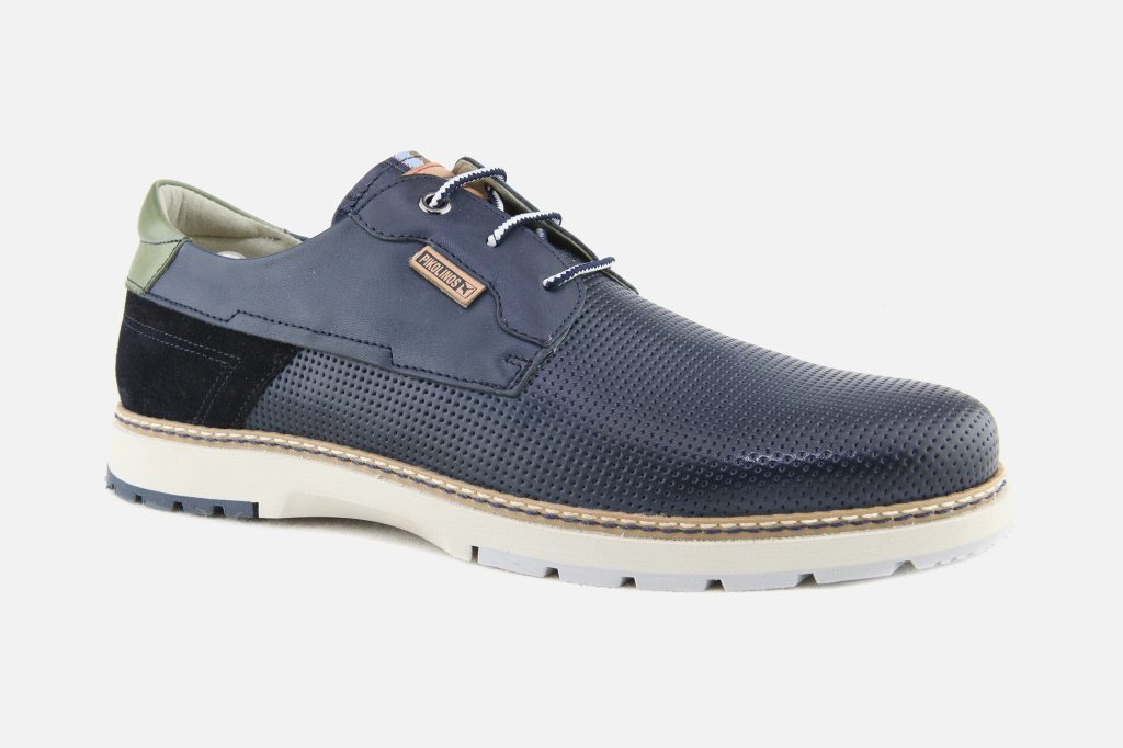 OLVERA LACE NAVY PUNCHED