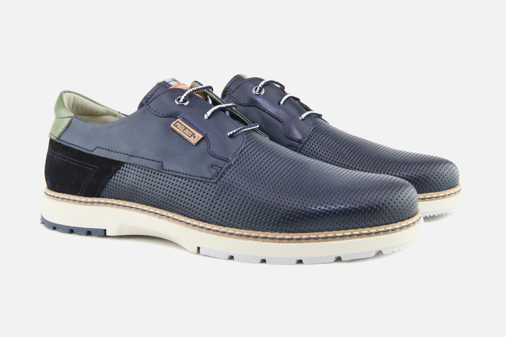 OLVERA LACE NAVY PUNCHED