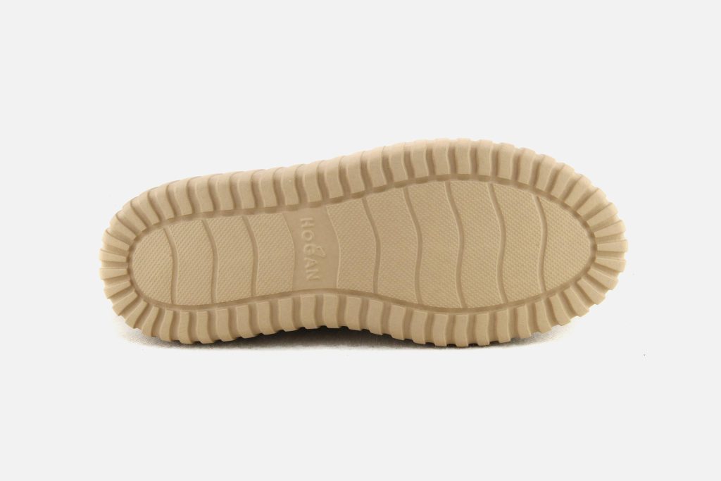 HOGAN STRIPES LOW BOOT CAMEL