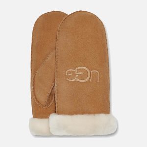 MITTEN UGG SHEARLING CHESTNUT - Image 2