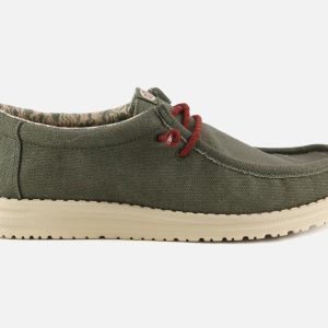 WALLY WAXED CANVAS OLIVE – Image 1