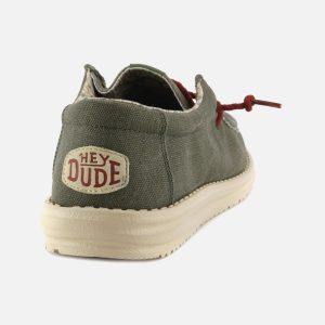 WALLY WAXED CANVAS OLIVE – Image 3