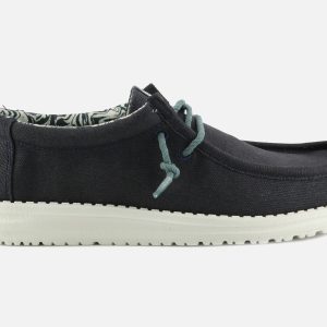 WALLY WAXED CANVAS NAVY – Image 1