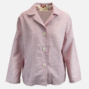 VESTE FIDEYA ROUGE ET BLANC – Image 1