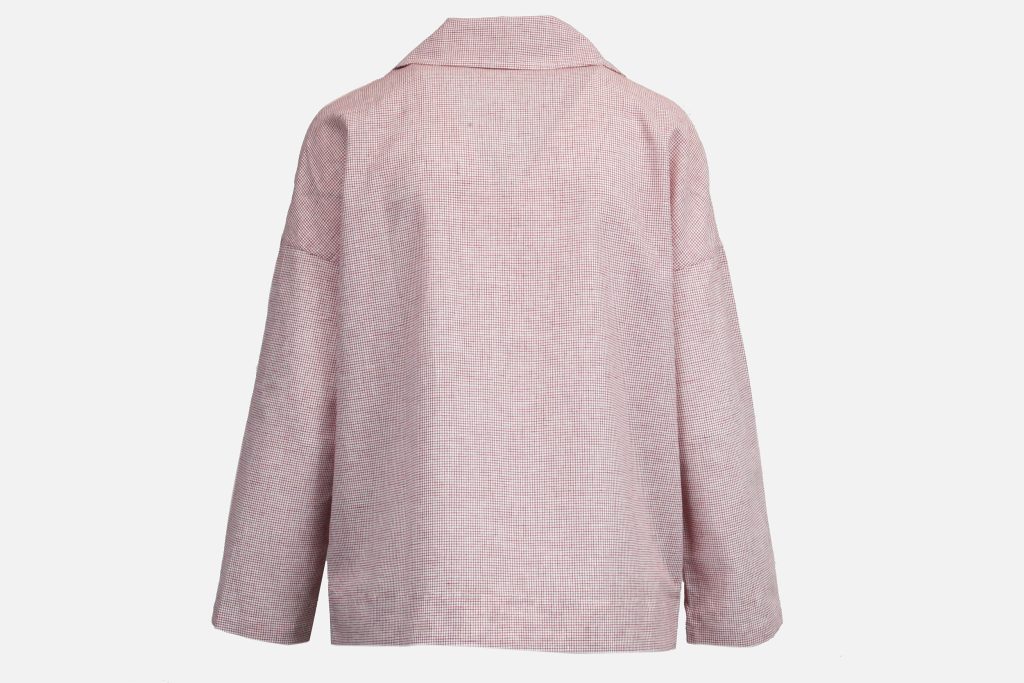 VESTE FIDEYA ROUGE ET BLANC