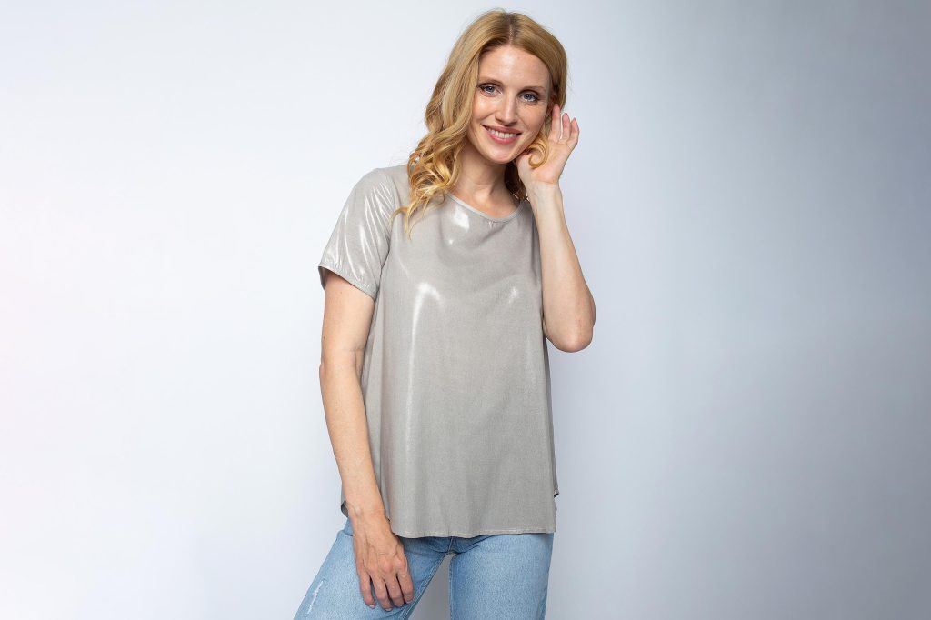ELIZA TAUPE METALLIC