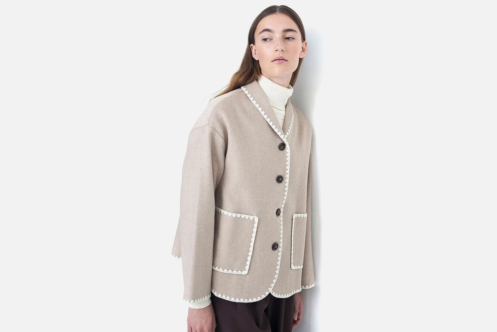 VESTE PAULINA BEIGE ECRU