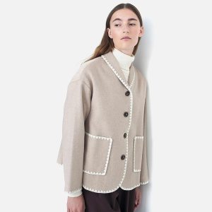 VESTE PAULINA BEIGE ECRU – Image 2