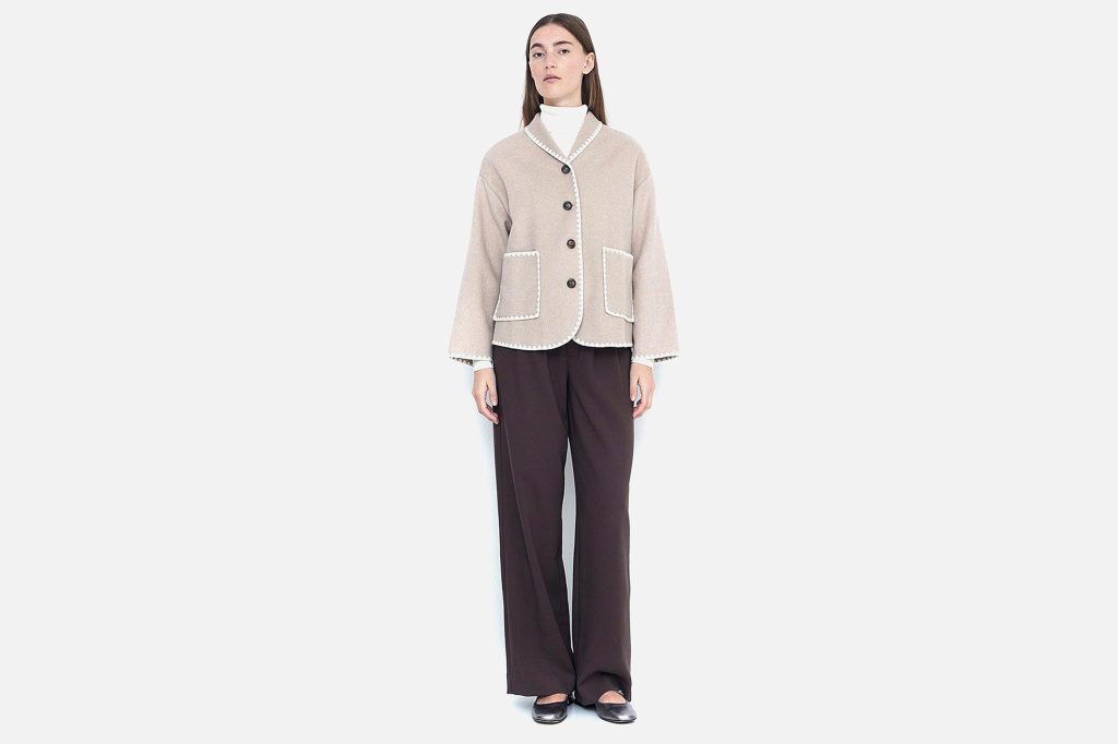 VESTE PAULINA BEIGE ECRU