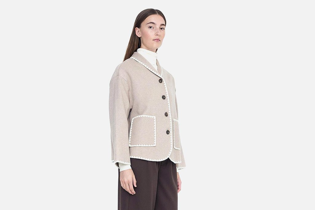 VESTE PAULINA BEIGE ECRU