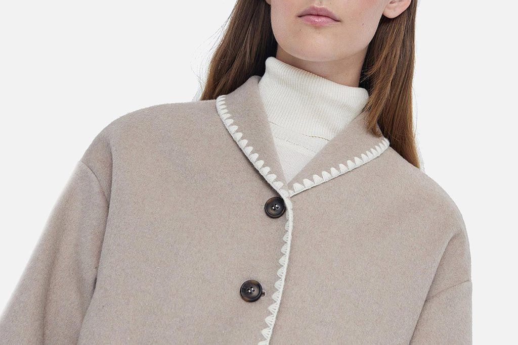 VESTE PAULINA BEIGE ECRU