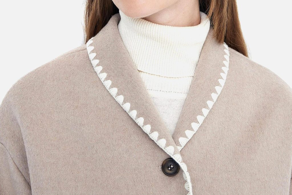 VESTE PAULINA BEIGE ECRU