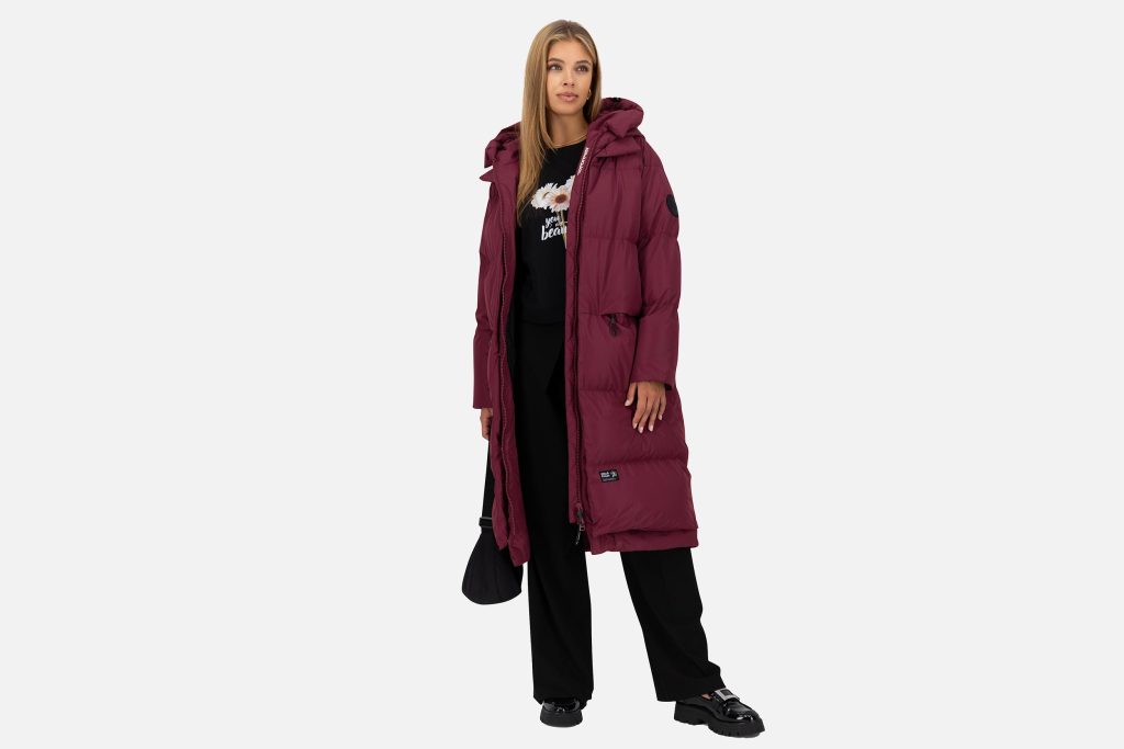 OANAAK COAT CRANBERRY