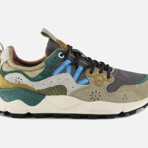 YAMANO 3 TAUPE WHITE GREEN – Image 1