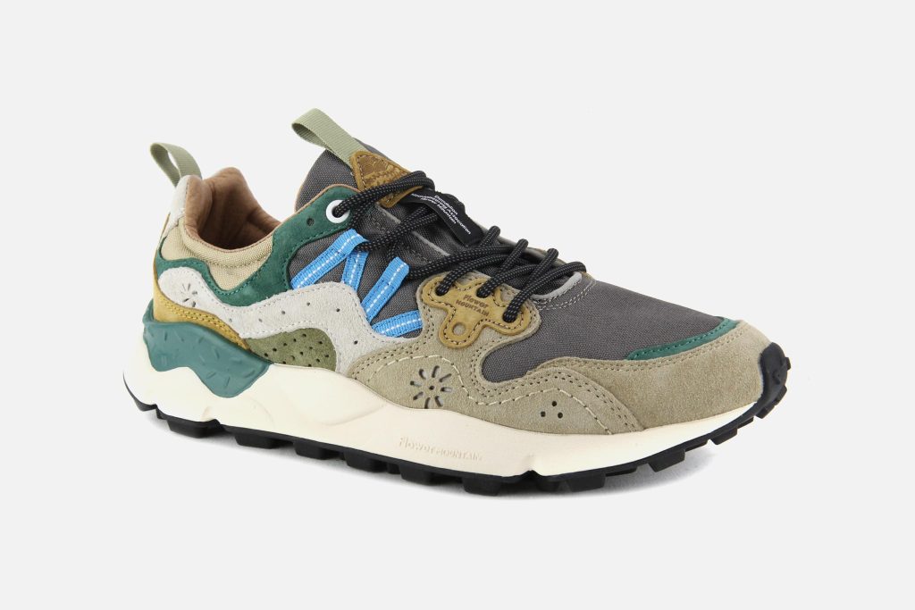 YAMANO 3 TAUPE WHITE GREEN