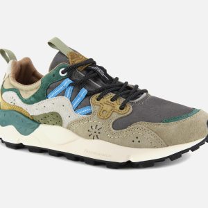 YAMANO 3 TAUPE WHITE GREEN – Image 2
