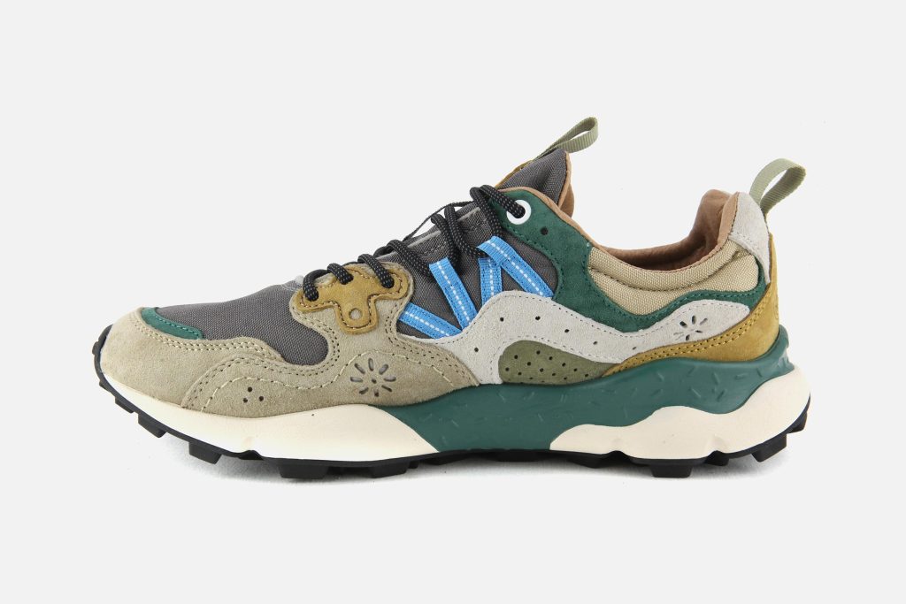 YAMANO 3 TAUPE WHITE GREEN