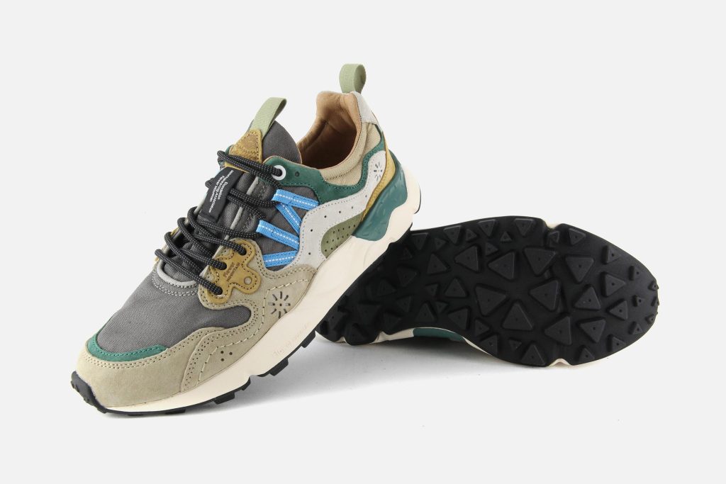 YAMANO 3 TAUPE WHITE GREEN