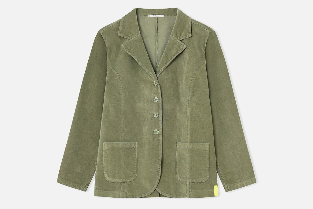 VESTE BLOOM VELVET VERT