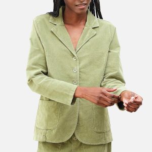 VESTE BLOOM VELVET VERT - Image 2