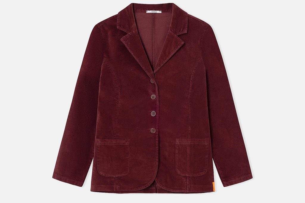VESTE BLOOM VELVET WINE