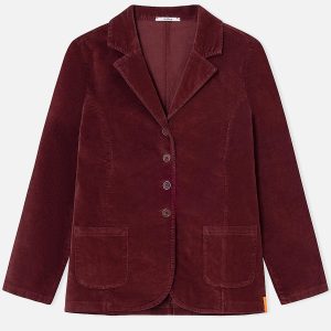 VESTE BLOOM VELVET WINE – Image 1