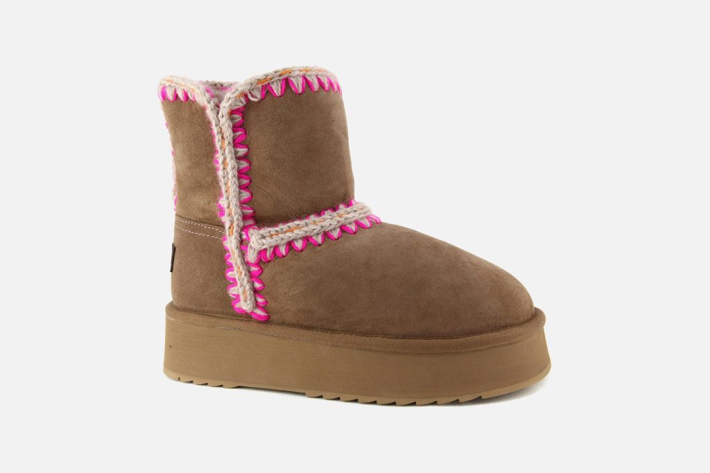 NORFOLK BOOT PINK BROWN