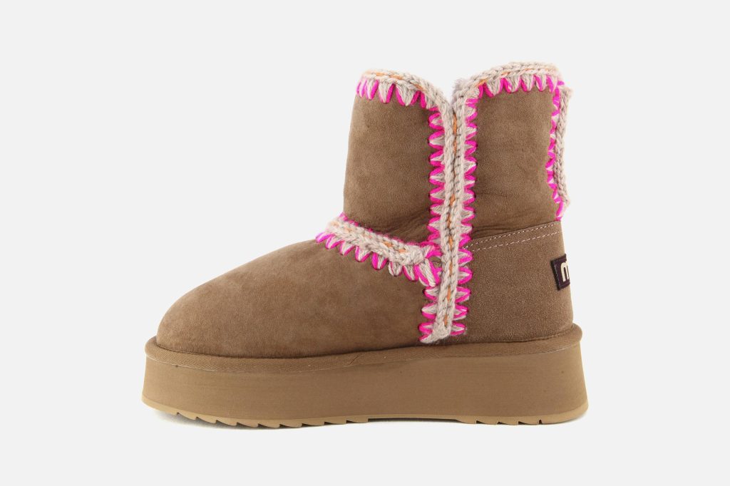 NORFOLK BOOT PINK BROWN