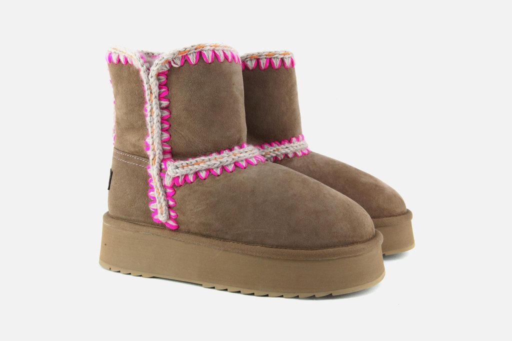 NORFOLK BOOT PINK BROWN