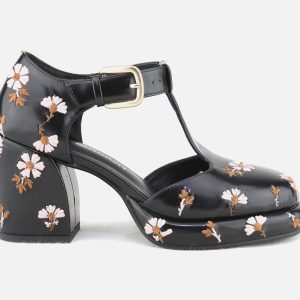 NENUPHAR BLACK FLOWERS - Image 1