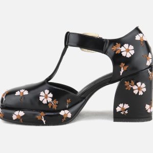 NENUPHAR BLACK FLOWERS - Image 4