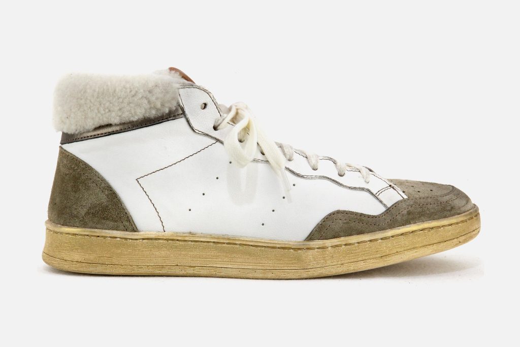 ELIA SNEAKER HI MUD WHITE