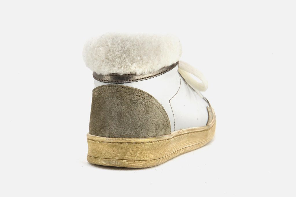 ELIA SNEAKER HI MUD WHITE