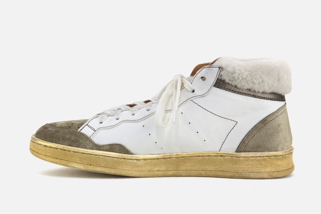 ELIA SNEAKER HI MUD WHITE