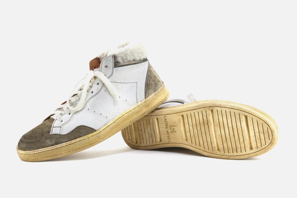 ELIA SNEAKER HI MUD WHITE