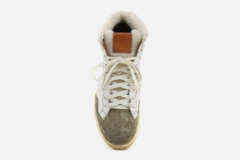 ELIA SNEAKER HI MUD WHITE