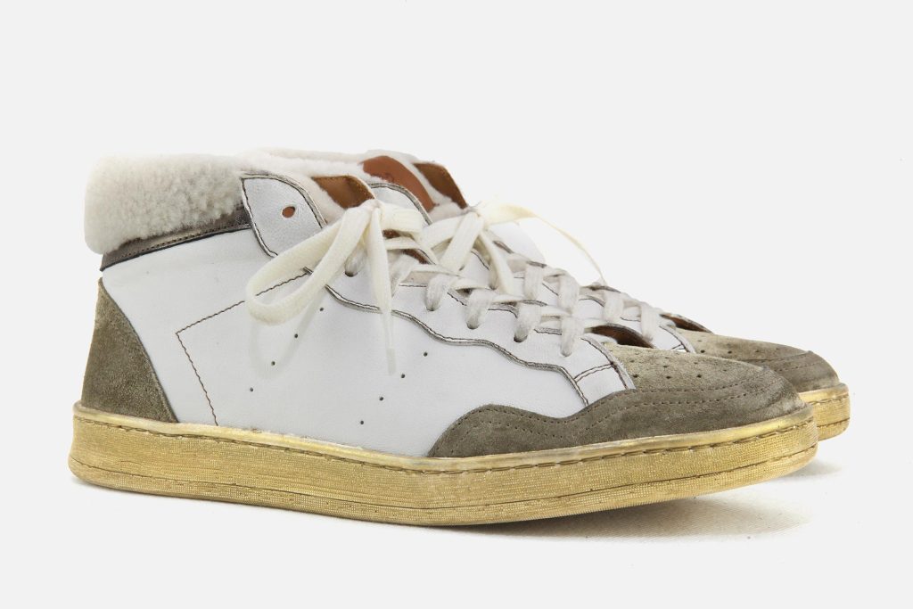 ELIA SNEAKER HI MUD WHITE