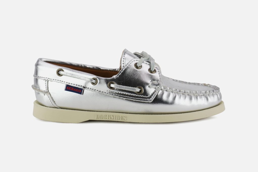 DOCKSIDES METAL SILVER