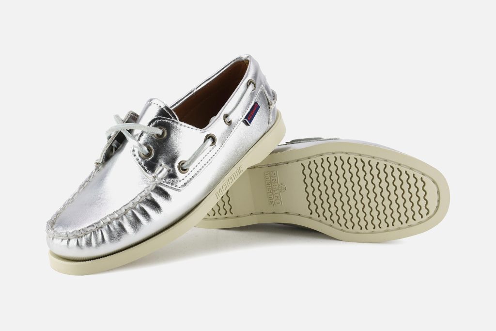 DOCKSIDES METAL SILVER