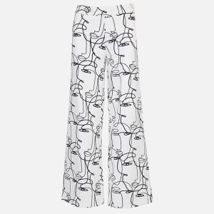 FAYE GRAPHIC WHITE BLACK – Image 1