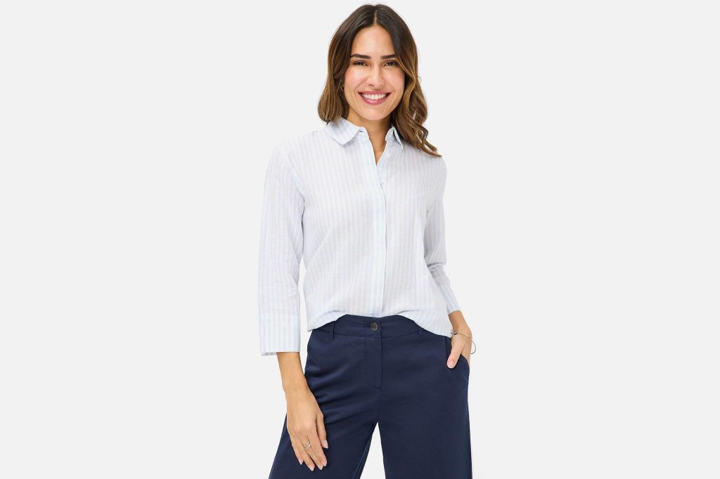 VICKY STRIPES SKY BLUE